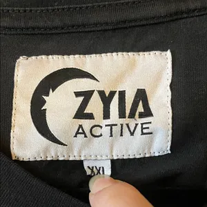 ZYIA Black Activewear Top thumbnail 2