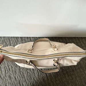 Coach Chalk White Pebbled Leather Lenox Satchel F59325 thumbnail 8