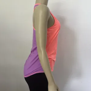 Athleta Neon Colorblock Racerback Tank Top Sz Medium Gym Yoga Athleisure Pilates thumbnail 6