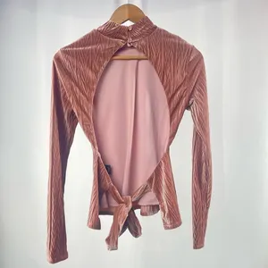 NWT Michael Costello x REVOLVE Piera‎ Top in Mauve Size Medium thumbnail 7