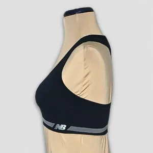 New Balance Black Racerback Sports Bra Size Small thumbnail 3