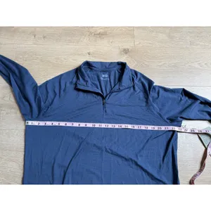 NWT Womens REI Coop active pursuits 1/4 quarter zip long sleeve pullover blue XL thumbnail 7