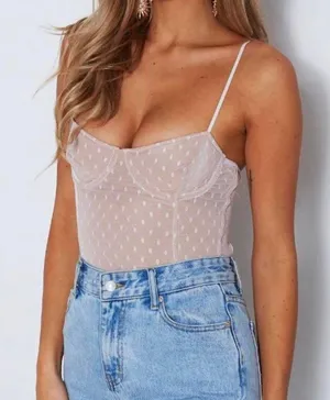 White fox women’s bodysuit  thumbnail 1
