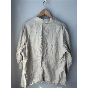Quince 100% European Linen Structured Blazer Natural Beige thumbnail 4