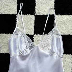 Shirley of Hollywood White Maxi Slip M thumbnail 3