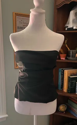 ZARA Strapless Top thumbnail 1