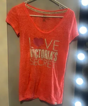PINK - Victoria's Secret Neon pink tshirt thumbnail 1