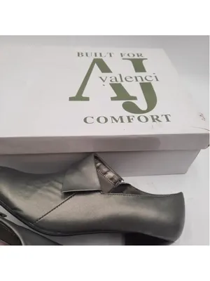 AJ Valenci Leather Shooties Comfort Shoes Boots 7.5 M Pewter thumbnail 7