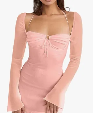 Pink mini formal dress Size XS thumbnail 1