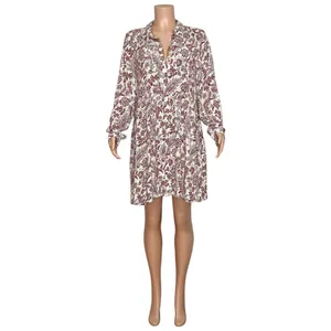 SÉZANE Leana Mini Dress, Ghalia Ecru Print, FR42/US10 thumbnail 10