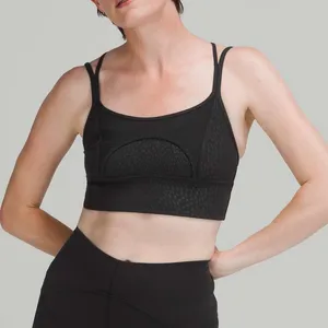 Lululemon Nulu and Mesh Yoga Bra*Light Support Jewel Emboss Black / Black 6 thumbnail 1