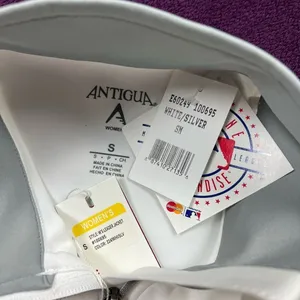 Antigua‎ Women's MLB Los Angeles Angels White Full Zip Leader Jacket Size Small thumbnail 5