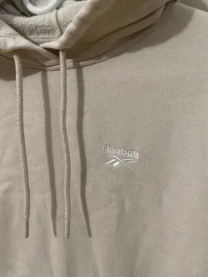 Reebok Women’s Off-White Hoodie thumbnail 3