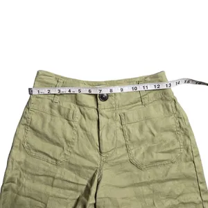 Anthropologie Maeve The‎ Colette Longline Linen Blend Shorts Size: 25 thumbnail 7