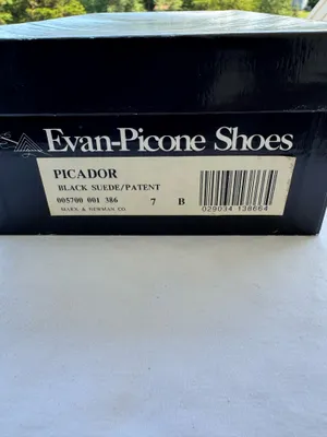 Evan-Picone Black Suede Pumps thumbnail 6