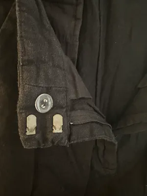 Old Navy Black Linen Pants thumbnail 5