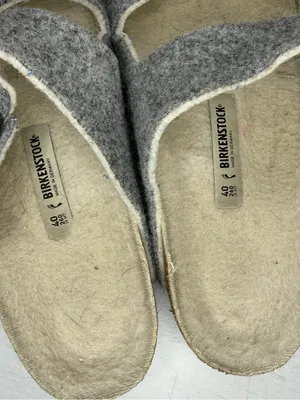 Birkenstock Arizona Rivet Wool Shearling Sandals sz 9W thumbnail 6
