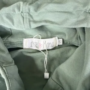 NWOT‎ Women's Latched Mama XS Pullover Hoodie Sage Green Nursing thumbnail 3