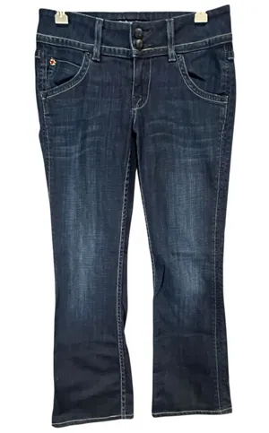 Hudson Y2K Signature Bootcut Jeans 26 Blue Denim Low Rise Flap Pockets Western‎ thumbnail 1