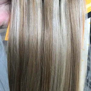 Human hair 18 inch 9 pcs Clipin hair extensions thumbnail 7