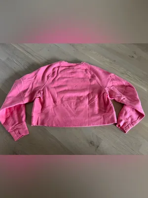 Lululemon Scuba Oversized Pullover Wordmark Sakura Pink size m/l thumbnail 10