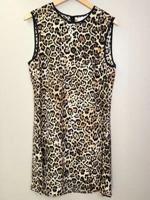 NWT WAYF Leopard Print Sleeveless Mini Dress thumbnail 7