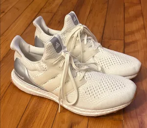 NWOT Adidas White Ultraboost Sneakers thumbnail 1