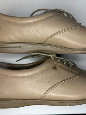 Easy Spirit Anti-Gravity Women’s Beige Leather comfort shoes, preppy, soft,light thumbnail 3