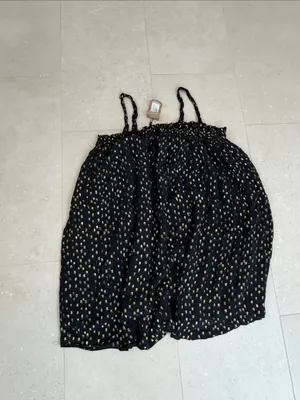 Nasty Gal Black Mini Dress with Gold Dot Print thumbnail 3