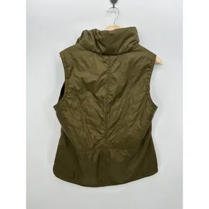 Columbia Omni-Shield Puffer Vest Women XL Olive Green Quilted Full Zip Insulated thumbnail 2