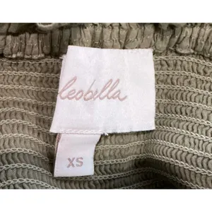 Cleobella‎ Lennox Ankle Dress Olive Green Smocked Cotton Maxi XS thumbnail 6