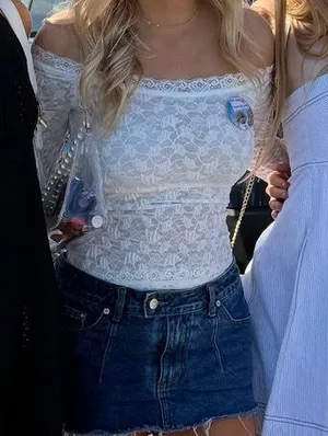 These Three Boutique white place long sleeve  thumbnail 2