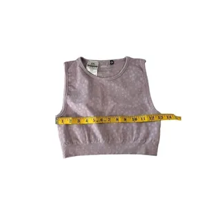 AYBL violet purple workout crop top tank size small thumbnail 4