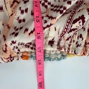 NWT Free People Tied To You Print Surplice Tank in Tropical Combo‎ Boho Summer thumbnail 8