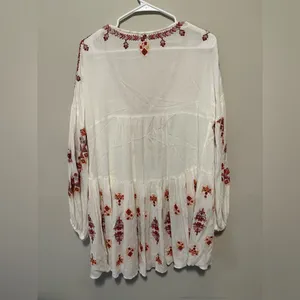 Free People Arianna Tunic in Ivory Size M thumbnail 7