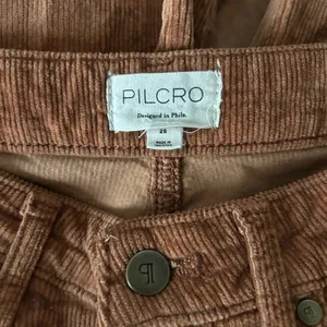 Anthropologie Pilcro Corduroy Pants Brown High Rise Straight Wide Leg Cuffed 25 thumbnail 6