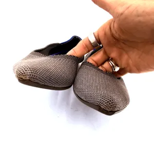 Rothy's Women's The Point Knit Grey Ballet Flats Shoes Size 9 thumbnail 3