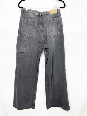 Free People X We The Free Tinsley Baggy High-Rise Jeans Celestial Black thumbnail 5