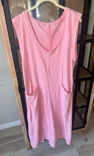 Daily Practice midi dress Anthropologie Seamed Sleeveless maxi vneck fp movement thumbnail 1