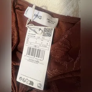 Mango Brown Floral Maxi Dress thumbnail 4