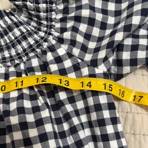 Abercrombie & Fitch Black and White Gingham Mini Dress‎ thumbnail 4