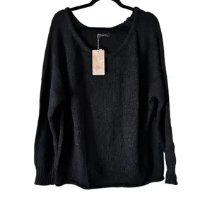 Fashion Oversized Sweater‎ Knit Pullover Long Sleeve Relaxed Fit XL thumbnail 5