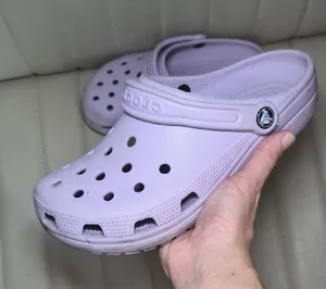 CROCS Classic Clog in Light Lavender 7 Womens Purple thumbnail 1
