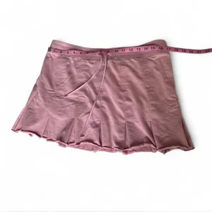 Express Y2K pink pleated mini skirt thumbnail 4