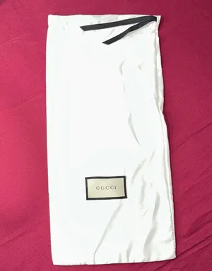Gucci White and Black Dust Bag thumbnail 1