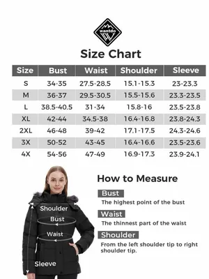 Women's Winter Puffer Jacket with Faux Fur Hood – Black, Size Large thumbnail 7