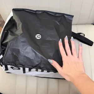 Lululemon Monochrome Tote Bag Storage Carry thumbnail 7