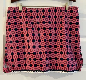 Golftini Skort Pink Navy Blue Size 14 thumbnail 1