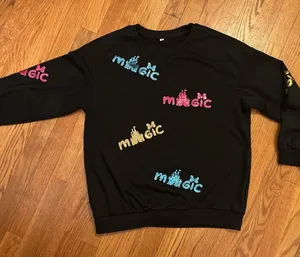 Magic Women's Black Sweater with Colorful Embroidery thumbnail 1