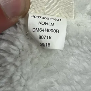 Mudd Women's Juniors Sleeveless Vest Size 10 Gray with White Fleece Lining‎ thumbnail 5